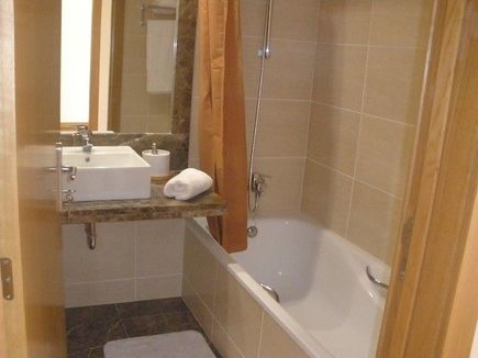 Funchal Madeira Luxury self catering sea view accommodation modern bathroom 