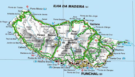 Map of Madeira 